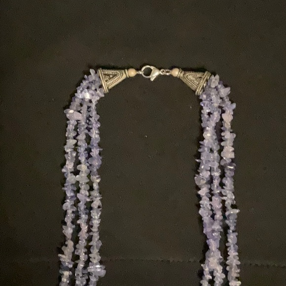 Lavender stone necklace - Picture 2 of 4